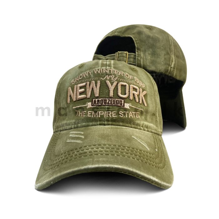 Emb NY Empire State Rough Style Cap - Image 6
