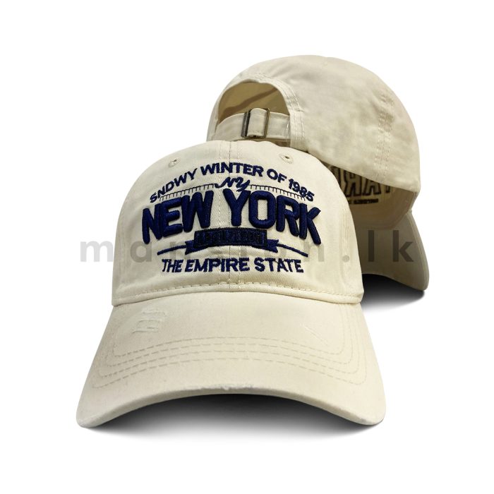 Emb NY Empire State Rough Style Cap - Image 7