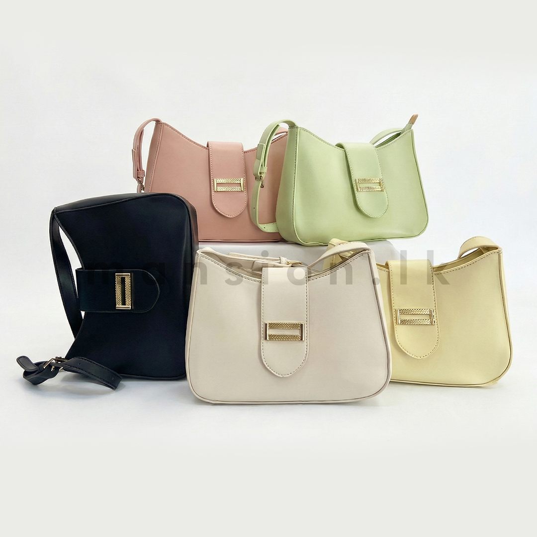 Buckle Detail Hobo Handbag Web all in one Mini Hobo Bag - Image 1