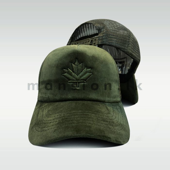 Canada Maple Leaf Emb Velvet Net Cap - Image 5