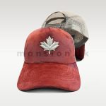 Canada Maple Leaf Emb Velvet Net Cap - Image 7