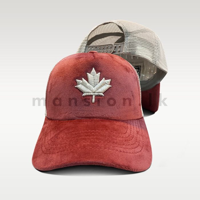 Canada Maple Leaf Emb Velvet Net Cap - Image 7