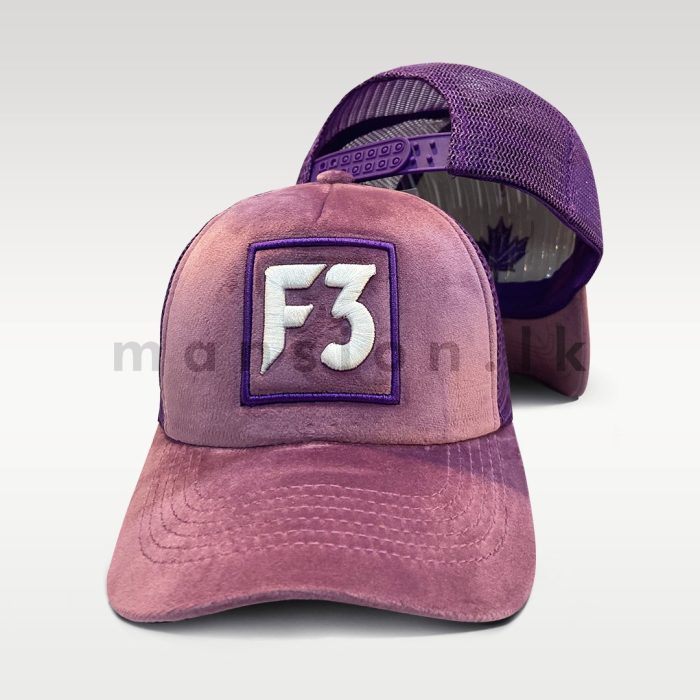 F3 Emb Velvet Net Cap - Image 6