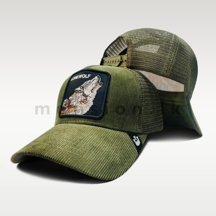 Goorin Brothers Wolf Corduroy Net Cap - Image 4