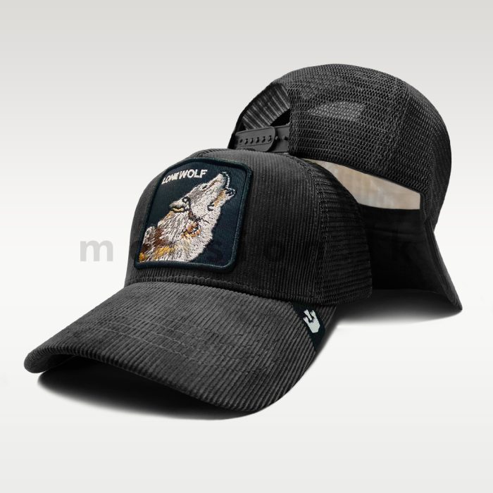 Goorin Brothers Wolf Corduroy Net Cap - Image 2