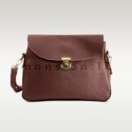 Twist Lock Texture HandBag - Image 5