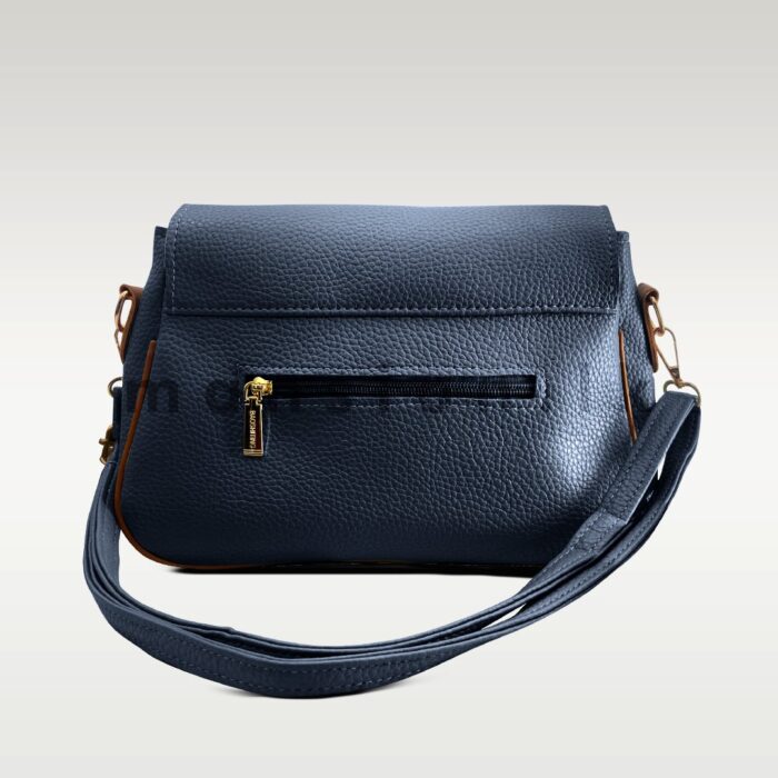 Twist Lock Texture HandBag - Image 9