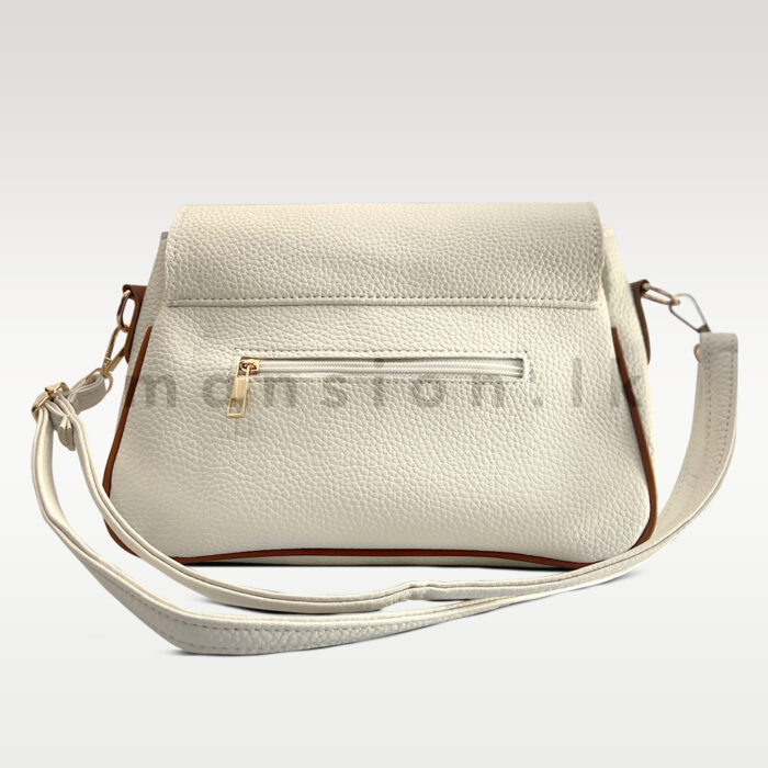 Twist Lock Texture HandBag - Image 12