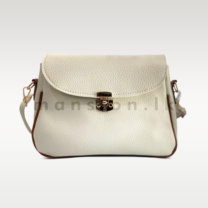 Twist Lock Texture HandBag - Image 11
