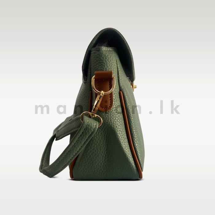 Twist Lock Texture HandBag - Image 16