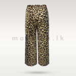 Leopard Print Wide-Leg Pants - Image 2