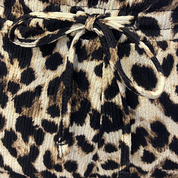 Leopard Print Wide-Leg Pants - Image 3