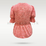 Puff Sleeve Blouse - Red Panther - Image 2