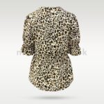 Puff Sleeve Blouse - Panther - Image 2