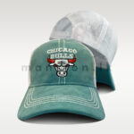 Chicago Red Horns Bulls Baseball Net Cap - Image 4