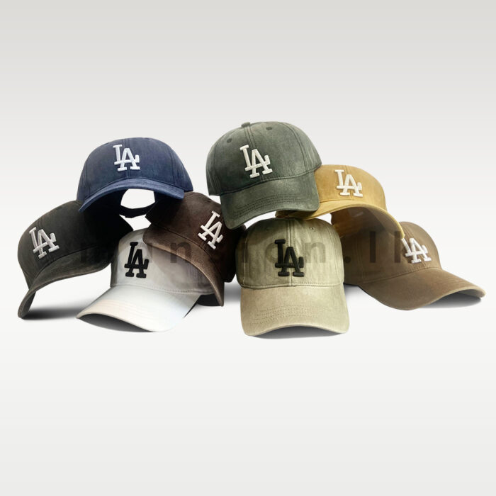 Emb LA Washed Cotton Cap - Image 1