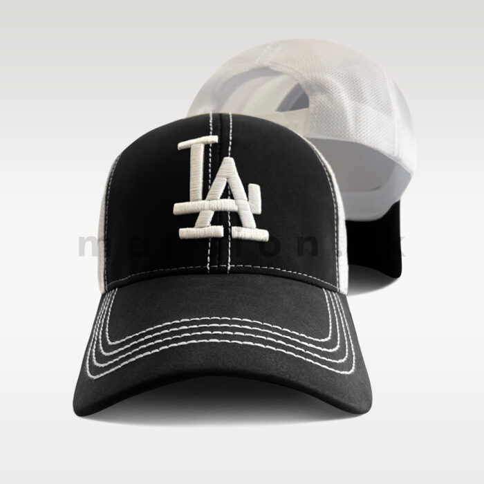 LA Emb Rexin Net Cap - Image 7