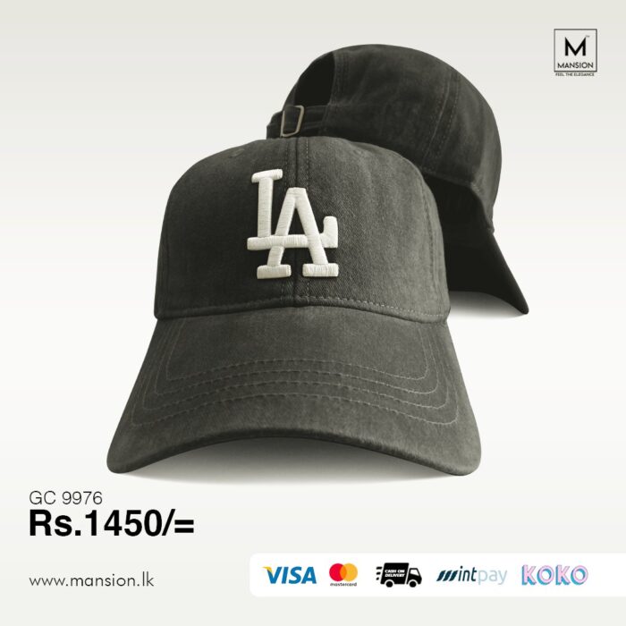 Emb LA Washed Cotton Cap - Image 9