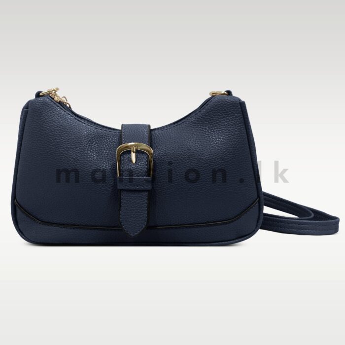 Buckle Detail Mini Shoulder Bag - Image 5