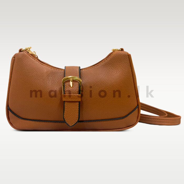 Buckle Detail Mini Shoulder Bag - Image 11