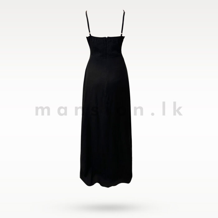 Classic Maxi Dress -Black - Image 2