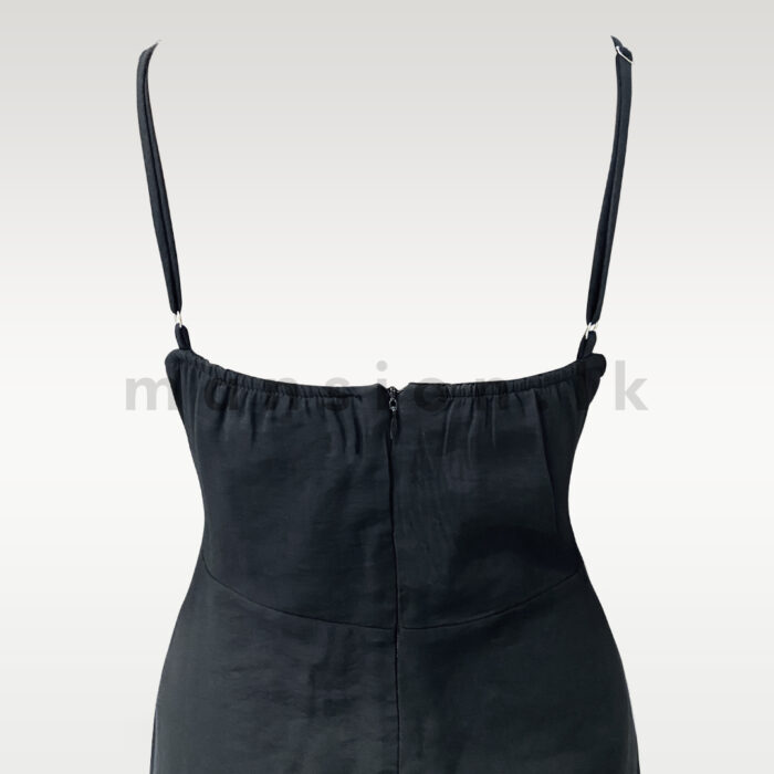 Classic Maxi Dress -Black - Image 3