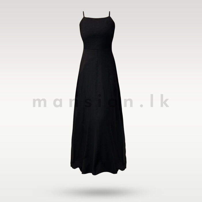 Classic Maxi Dress -Black - Image 1