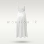Classic Maxi Dress -White - Image 3