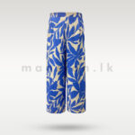 Tropical Breeze Wide-Leg Pants - Blue