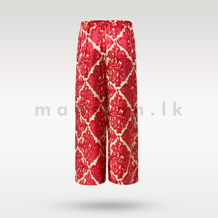 Tropical Breeze Wide-Leg Pants - Pink - Image 2