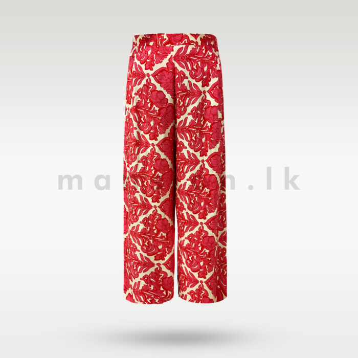 Tropical Breeze Wide-Leg Pants - Pink - Image 1