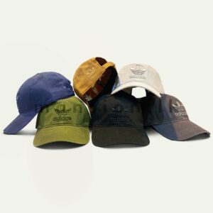 Emb Trefoil Cotton Cap