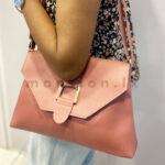 Elegant Buckle Flap Crossbody Clutch - Image 22