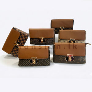 Signature Print Flap Bag