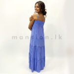 Breeze Tiered Maxi Dress - Blue - Image 2