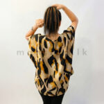 Bold Ptd Kaftan Top - Yellow - Image 2