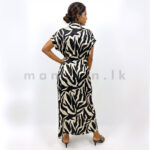 Zebra Chic Tie-Up Shirt Dress - Image 2