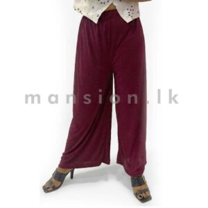 Radiant Relaxed Leg Pant - Burgundy