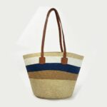 Coastal Straw Tote - Color Mix - Image 4