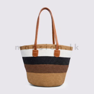Coastal Straw Tote - Color Mix
