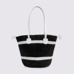 Coastal Straw Tote - Double Stripes - Image 7