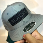 BLACK Patch Snapback Hip Hop Cap - Image 2