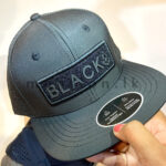 BLACK Patch Snapback Hip Hop Cap - Image 3