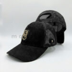 Midnight Horse Emblem Suede Mesh Cap - Image 4
