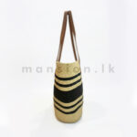 Coastal Thick Striped Straw Tote - Image 3