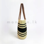 Coastal Thick Striped Straw Tote - Image 5
