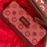 Allover Floral Dual Zip Ladies Purse - Image 2