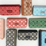 Allover Floral Dual Zip Ladies Purse