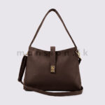 Minimalist Flap Accent Handbag - Image 5