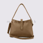 Minimalist Flap Accent Handbag - Image 8